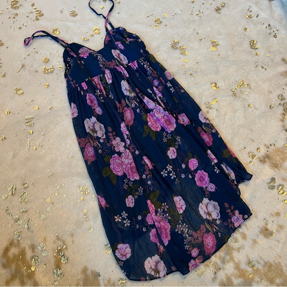 NWT FREE PEOPLE Medium Mirage Strapped OR Bandeau Print top Blouse $88